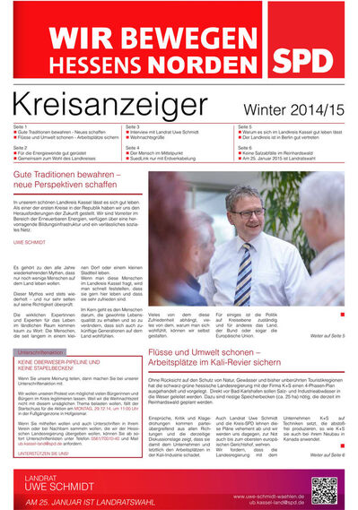 Kreisanzeiger Winter 2014/15