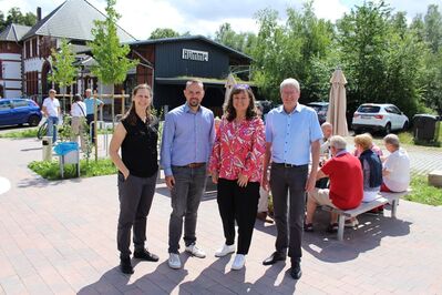 v. l. n. r.: Vera Zeich, Tim Kolle, Esther Dilcher und Peter Nissen